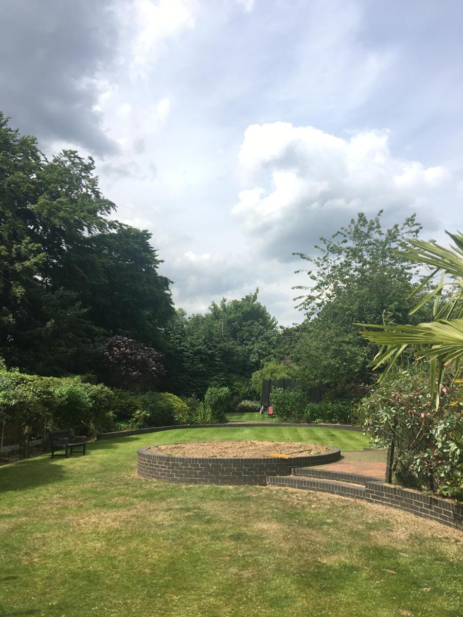Garden cleared after complete tree removal by Elms Tree Services in Sutton Coldfield